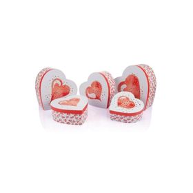 Gıpta BX0694 Valentines Day Grata Kalp 5'li Hediye Kutusu