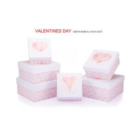 Gıpta BX0717 Valentines Day Grata Kare 6'lı Hediye Kutusu