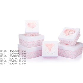 Gıpta BX0717 Valentines Day Grata Kare 6'lı Hediye Kutusu