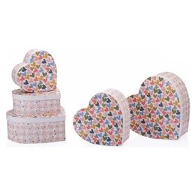 Gıpta Bx6559-04 190x200x85 Floral Kalp 4 Nolu Kutu
