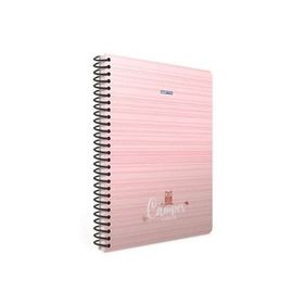 Gıpta Camper Spiralli Pembe Karton Kapak 80 Yaprak A4 Kareli Defter