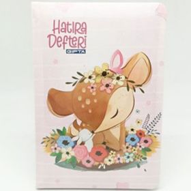 Gıpta Ceylan 120 Yaprak Çizgili 14x20 cm Hatıra Defteri