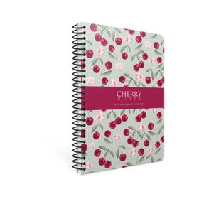 Gıpta Cherry 17x24 Spiralli Sert Kapak 120 Yaprak Çizgili Defter