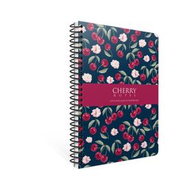Gıpta Cherry 17x24 Spiralli Sert Kapak 120 Yaprak Çizgili Defter