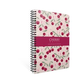 Gıpta Cherry 17x24 Spiralli Sert Kapak 120 Yaprak Çizgili Defter