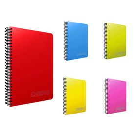 Gıpta Chromo A4 160 Yaprak Plastik Kapak Spiralli Defter Çizgili