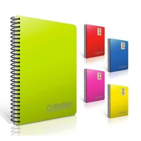 Gıpta Chromo A4 Spiralli PP Kapak 200 Yaprak Kareli Asorti Defter