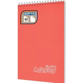 Gıpta Chromo Block A4 80 Yaprak Spiralli Çizgisiz Defter