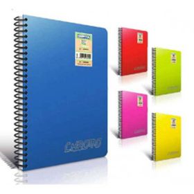 Gıpta Chromo Double Metal Spiralli Çizgili A4 140 Yaprak Defter