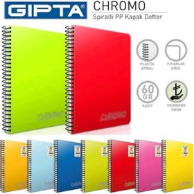 Gıpta Chromo Spiralli A5 Çizgili 100 Yaprak Defter