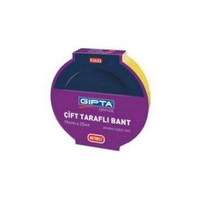 Gıpta Çift Taraflı 19 mm X 25 metre Bant