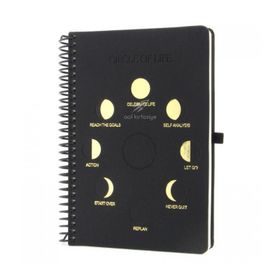 Gıpta Circle Of Life Sp Deri Kapak 17x24 cm 120 Yaprak Çizgili Defter