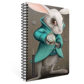 Gıpta Classica Spiralli Rabbit Hole Sert Kapak 120 Yaprak 17x24 Çizgili Defter