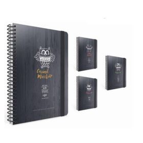 Gıpta Coffee Book Spiralli Sert Kapaklı 19x26 cm 120 Yapraklı Kareli Defter