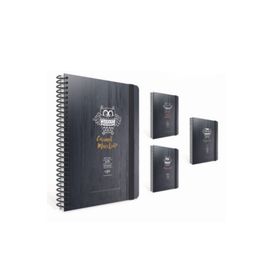 Gıpta Coffee Book Spiralli Sert Kapaklı 19x26 cm 120 Yapraklı Kareli Defter