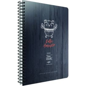 Gıpta Coffee Book Spiralli Sert Kapaklı 19x26 cm 120 Yapraklı Kareli Defter