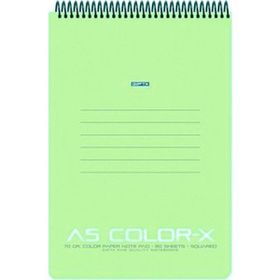 Gıpta Color-X A4 80 Yaprak Spiralli Pp Kapaklı Çizgili Bloknot