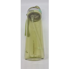 Gıpta Cool-J Yeşil Gri 600 ml Pipetli Kilitli Tritan Matara