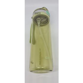 Gıpta Cool-J Yeşil Gri 600 ml Pipetli Kilitli Tritan Matara