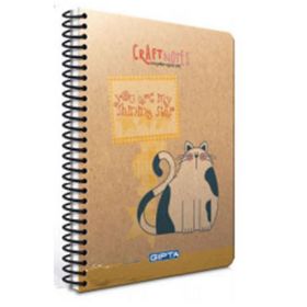 Gıpta Craft Notes A4 100 Yaprak Kareli Sert Kapak Bloknot