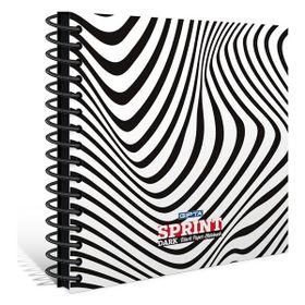 Gıpta Dark Sprint Spiralli Ofset Plastik Kapak 21x22 50 Yaprak Çizgisiz Defter