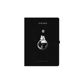 Gıpta Dünya Üzerinde Astronot Çift A5 120 Yaprak Çizgili Defter