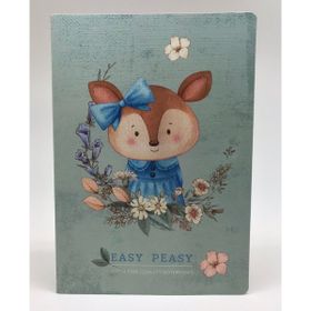 Gıpta Easy Notes Sincap Desenli Tel Dikiş Karton Kapak Defter A4 80 Yaprak Kareli Defter