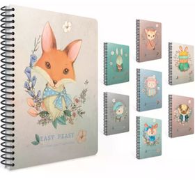 Gıpta Easy Notes Spiralli Karton Kapak A4 80 Çizgili Kareli Defter