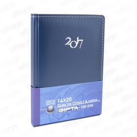 Gıpta Eko 14x20 Çizgili Günlük 2017 Ajanda