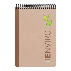 Gıpta Enviro Spiralli Kraft Sert Kapak Çizgili 17x24 100 Yaprak Bloknot