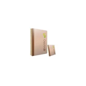 Gıpta Envıro Spiralli Seperatörlü Sert Kapak 17X24 100 Yaprak Kareli Defter