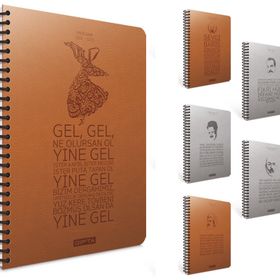 Gıpta Epik 17x24 cm 120 Yaprak Spiralli Sert Kapak Kareli Defter