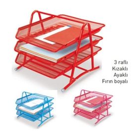 Gıpta F0005 3 Katlı Hareketli Evrak Rafı