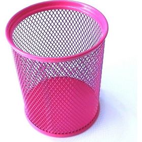 Gıpta F008 Pembe Metal Yuvarlak Kalemlik