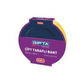 Gıpta F2621 38 mm X 25 mt Çift Taraflı Bant