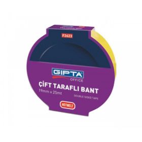 Gıpta F2623 19 mm X 25 mt Çift Taraflı Bant