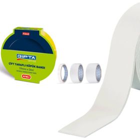 Gıpta F2642 19 mm x 3 m Çift Taraflı Köpük Bant