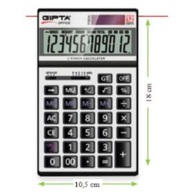 Gıpta F3034 Masaüstü 12 Hane Hesap Makinesi