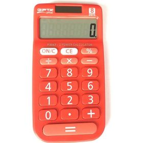 Gıpta F3047 Kırmızı Hesap Makinesi