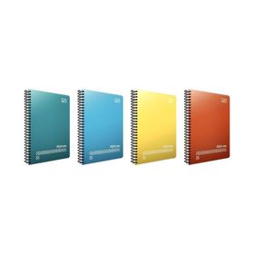 Gıpta Fresco 144 Yaprak A4 Spiralli Pp. Kapak Kareli 4'lü Defter
