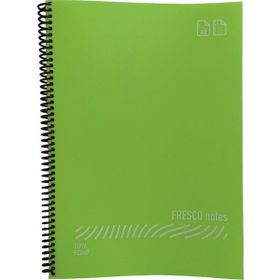 Gıpta Fresco Notes Eco Plastik Kapak A4 60 Yaprak Çizgili Spiralli Yeşil Defter