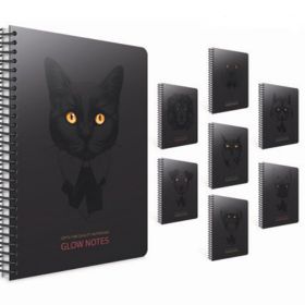 Gıpta Glow Notes Spiralli Sert Kapak 120 Yaprak 19x26 Çizgili Defter
