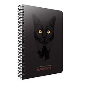 Gıpta Glow Notes Spiralli Sert Kapak 120 Yaprak 19x26 Çizgili Defter