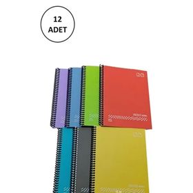 Gıpta GP.3-4899000-2011 Fresco Spiralli Plastik Kapak A4 80 Yaprak Çizgili Defter