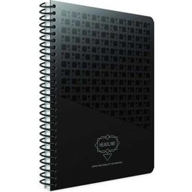 Gıpta Heafline Spiralli Karton Kapaklı Kareli 17 x 24 cm 100 Yaprak Defter