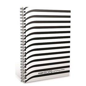 Gıpta Hope Ofset PP Kapak Kareli 100 Yaprak 18.5x26 cm 4'lü Spiralli Defter