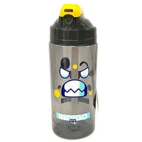 Gıpta Indıgo Tritan Desenli 500 ml Gri Pipetli Matara
