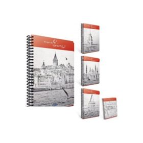 Gıpta İstanbul Pp Kapak A6 80 Yp Kare Defter