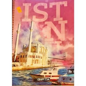 Gıpta Istanbul Temalı 100 Yaprak Çizgili Ortaköy Defter