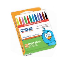 Gıpta K-300 Çift Uçlu 12 Renk Mum Boya